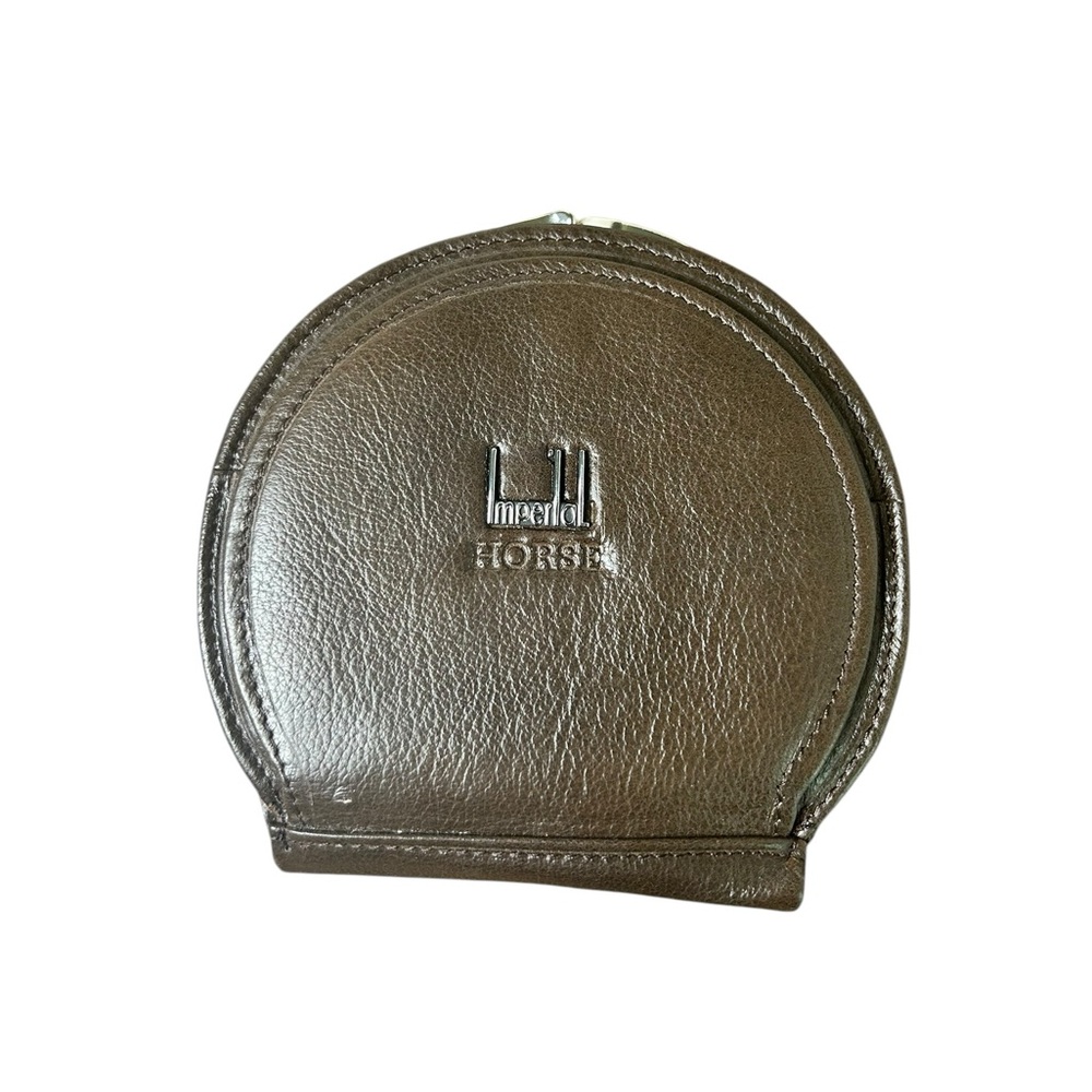 Imperial Horse Mens Brown Circular Wallet